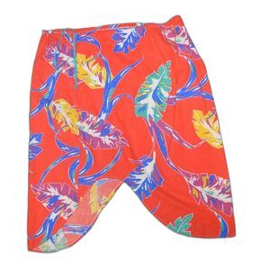 Vintage Surfs 70s 80s One Size Fits All Hawaiian Hawaii Midi Floral Skirt